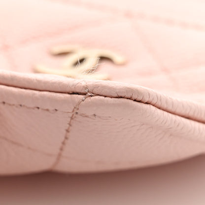 Chanel Caviar Quilted Card Holder Light Pink 11 of 11