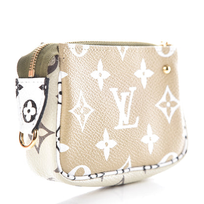 Louis Vuitton Monogram Giant Micro Pochette Accessories Kaki White 3 of 10