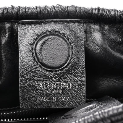Valentino Garavani Nappa Small Spikeme Hobo Bag Black 6 of 10