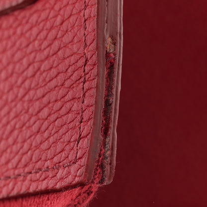 Tom Ford Calfskin Small T Clasp Tara Crossbody Bag Jungle Red 10 of 10