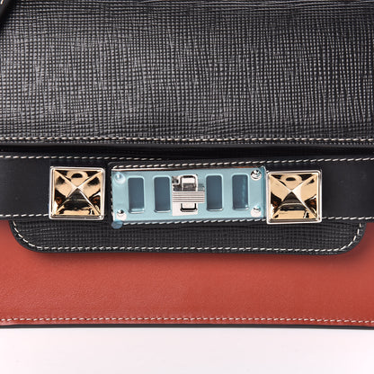 Proenza Schouler Mixed Calfskin Mini PS11 Classic Shoulder Bag Black Rust 9 of 9