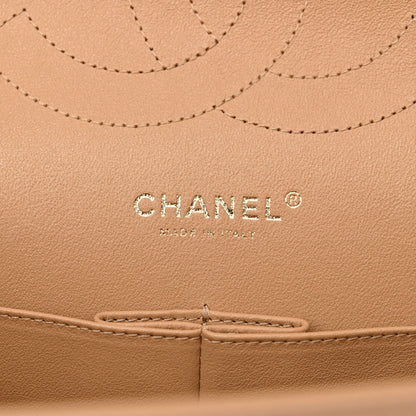Chanel Caviar Quilted Jumbo Double Flap Beige Clair 6 of 10