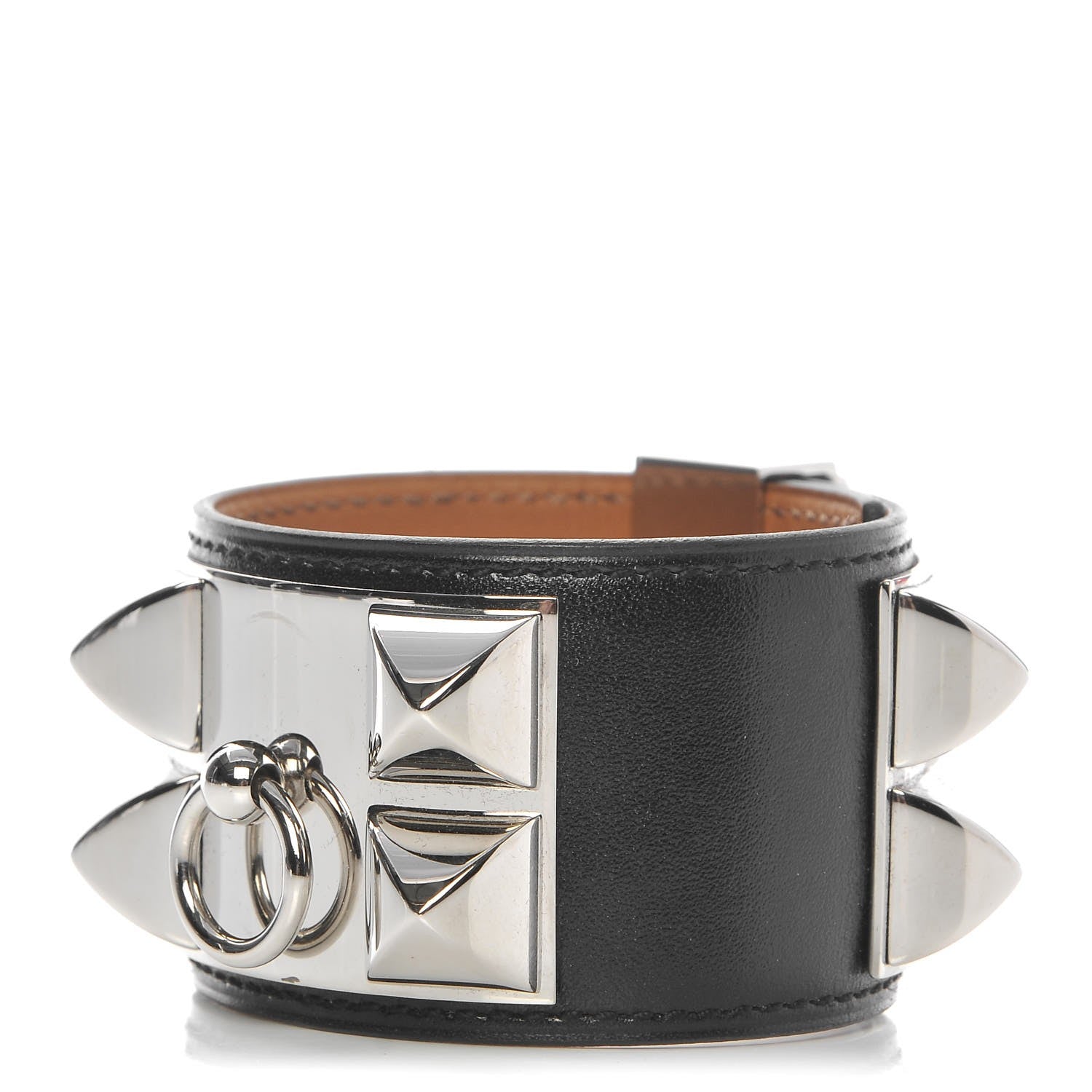 Hermes Box Collier De Chien CDC Bracelet S Black 1 of 5