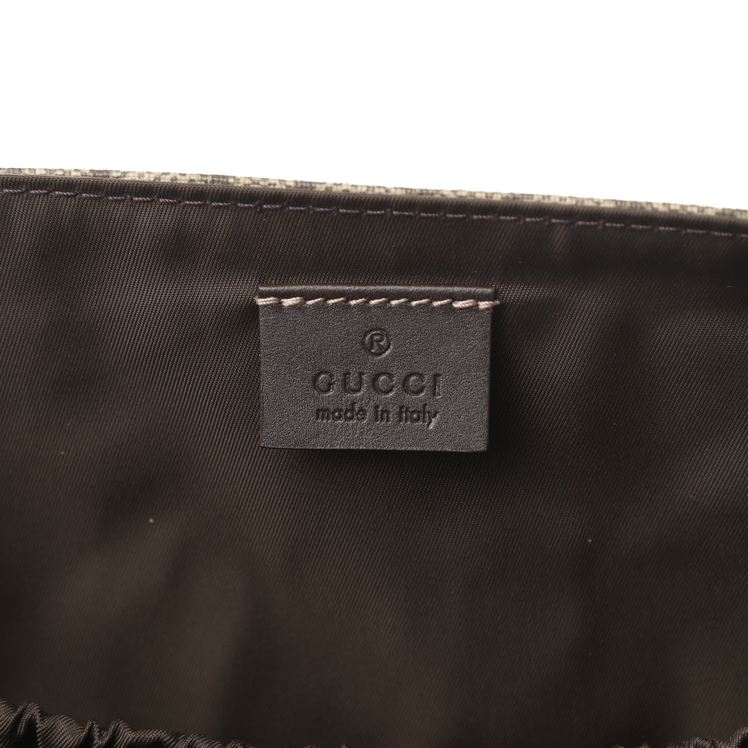 Gucci GG Plus Monogram Messenger Diaper Bag Dark Brown 8 of 12
