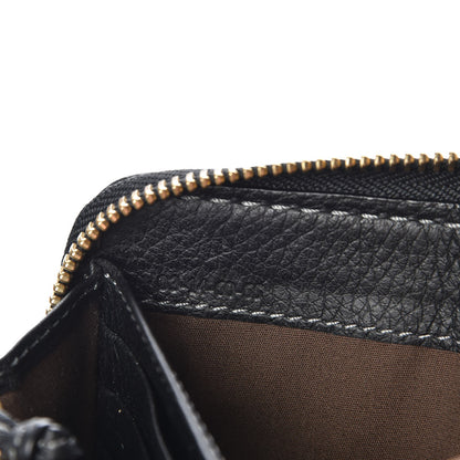 Chloe Grained Calfskin Marcie Long Zip Around Wallet Black 7 of 8