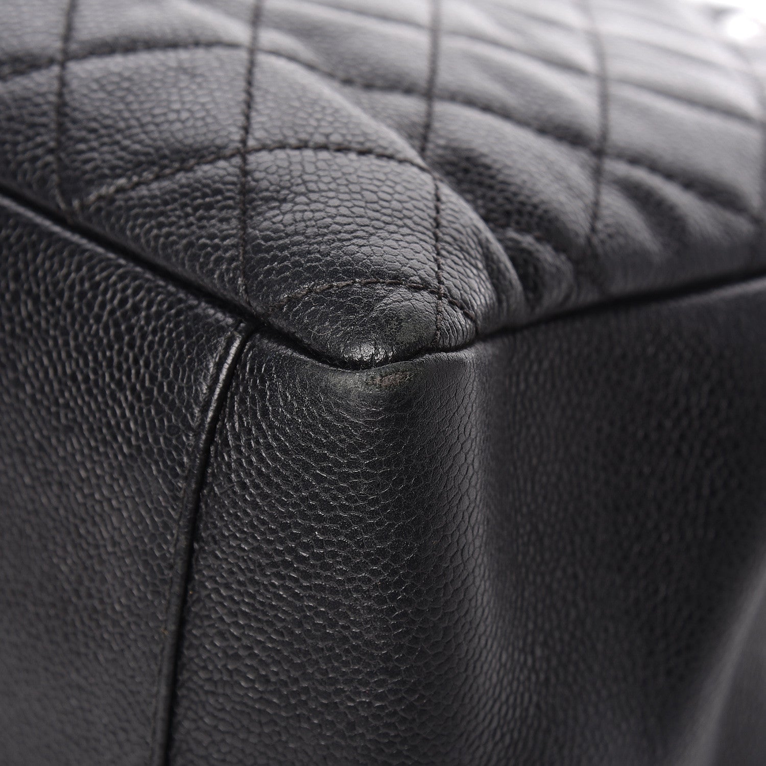 Chanel Caviar Quilted Grand Shopping Tote GST Black 13 of 14