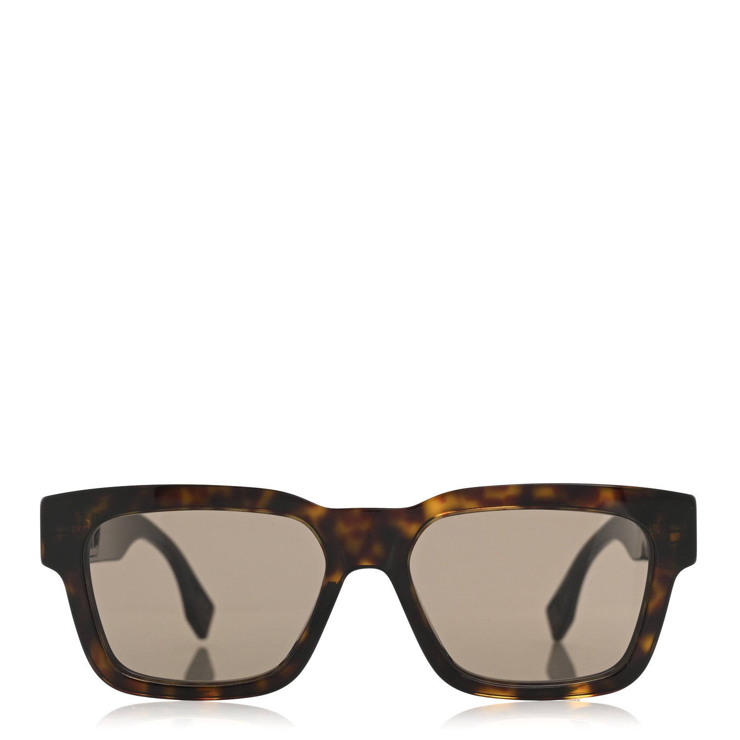 Fendi Acetate O'Lock Square Sunglasses FE401071 Tortoise 2 of 8