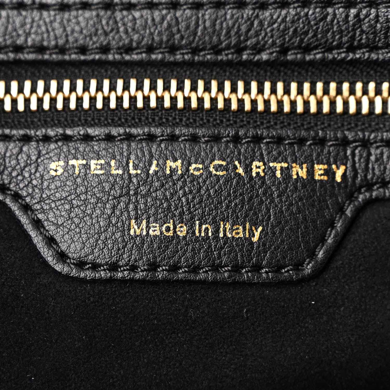 Stella McCartney Eco Alter Nappa Woven Big Falabella Tote Black 8 of 11