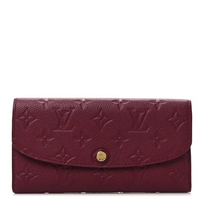 Louis Vuitton Empreinte Emilie Wallet Raisin 1 of 6