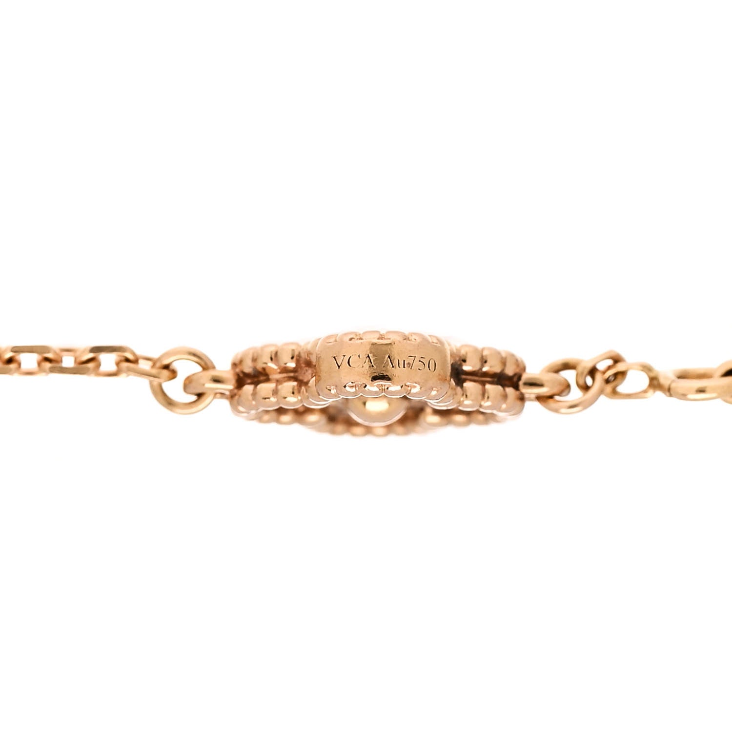 Van Cleef & Arpels 18K Rose Gold 6 Motifs Sweet Alhambra Bracelet 3 of 5
