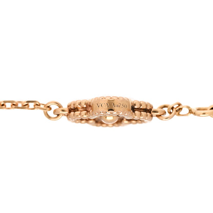 Van Cleef & Arpels 18K Rose Gold 6 Motifs Sweet Alhambra Bracelet 3 of 5