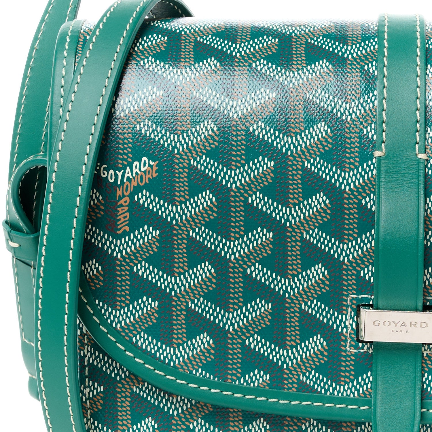 Goyard Goyardine Belvedere II PM Messenger Bag Green 8 of 12