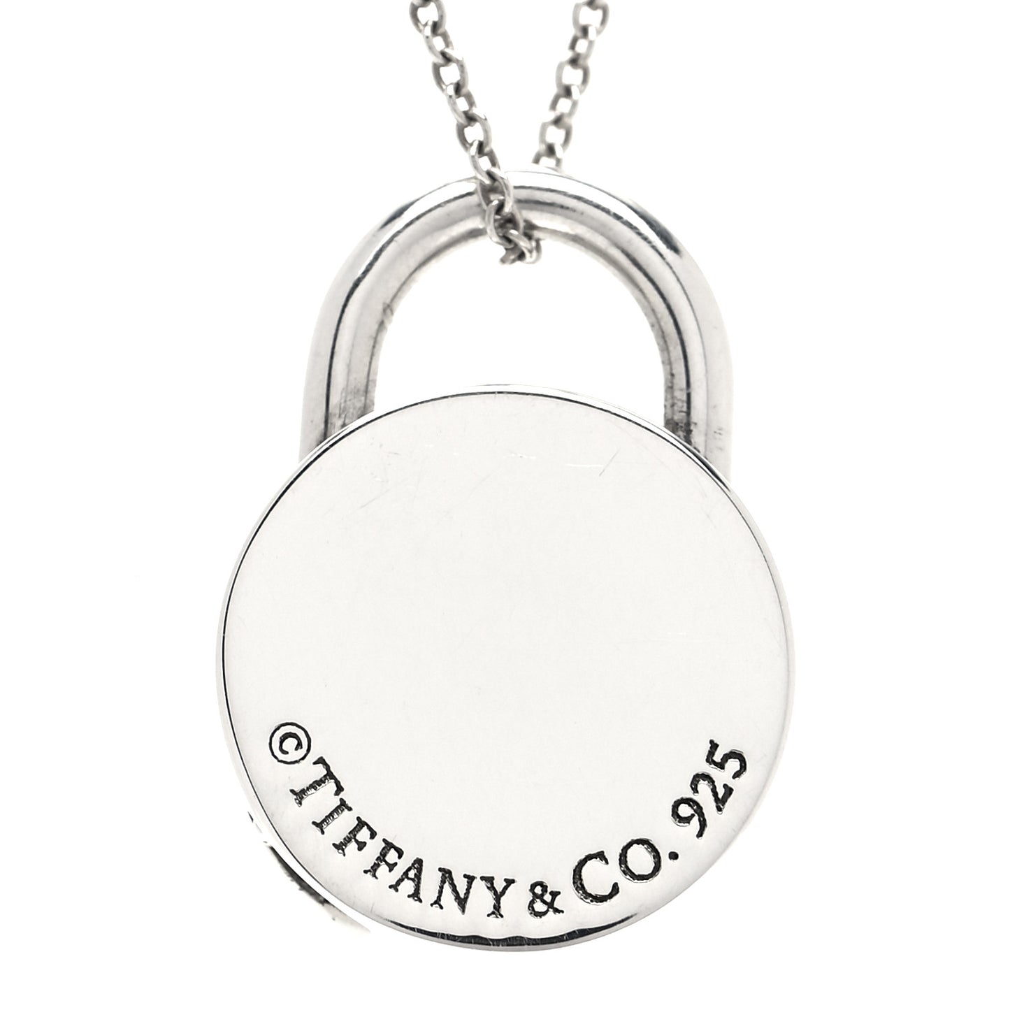 Sterling Silver 1837 Circle Lock Necklace