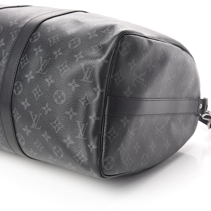 Louis Vuitton Monogram Eclipse Keepall Bandouliere 45 10 of 10