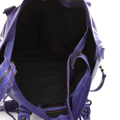 Balenciaga Agneau Classic Hardware City Bleu Lavande 5 of 10