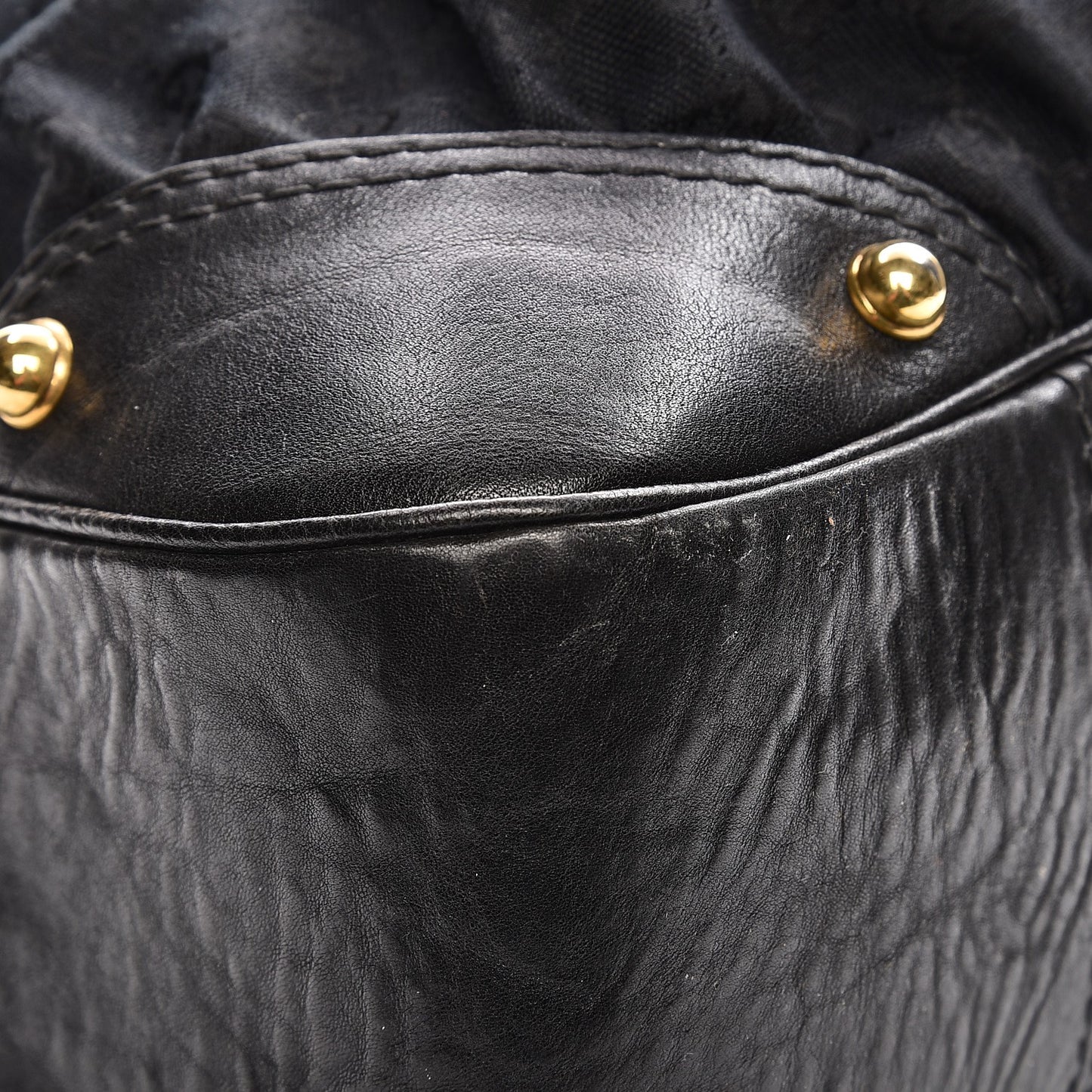 Monogram Large Jockey Hobo Black