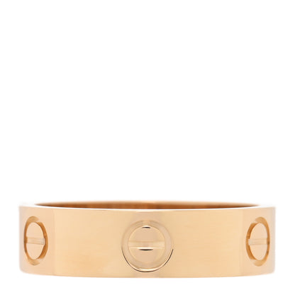 Cartier 18K Yellow Gold 5.5mm LOVE Ring 58 8.5 3 of 6