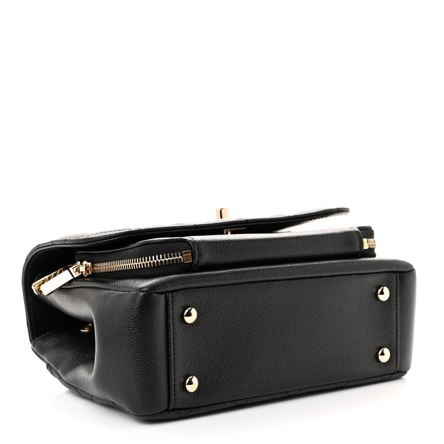 Caviar Quilted Medium Business Affinity Flap Black