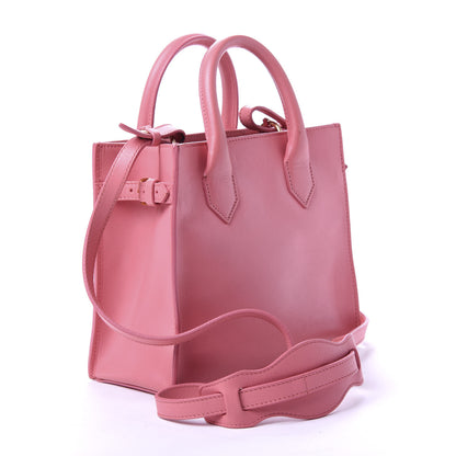 Balenciaga Calfskin Padlock Mini All Afternoon Tote Rose Fluo 4 of 14