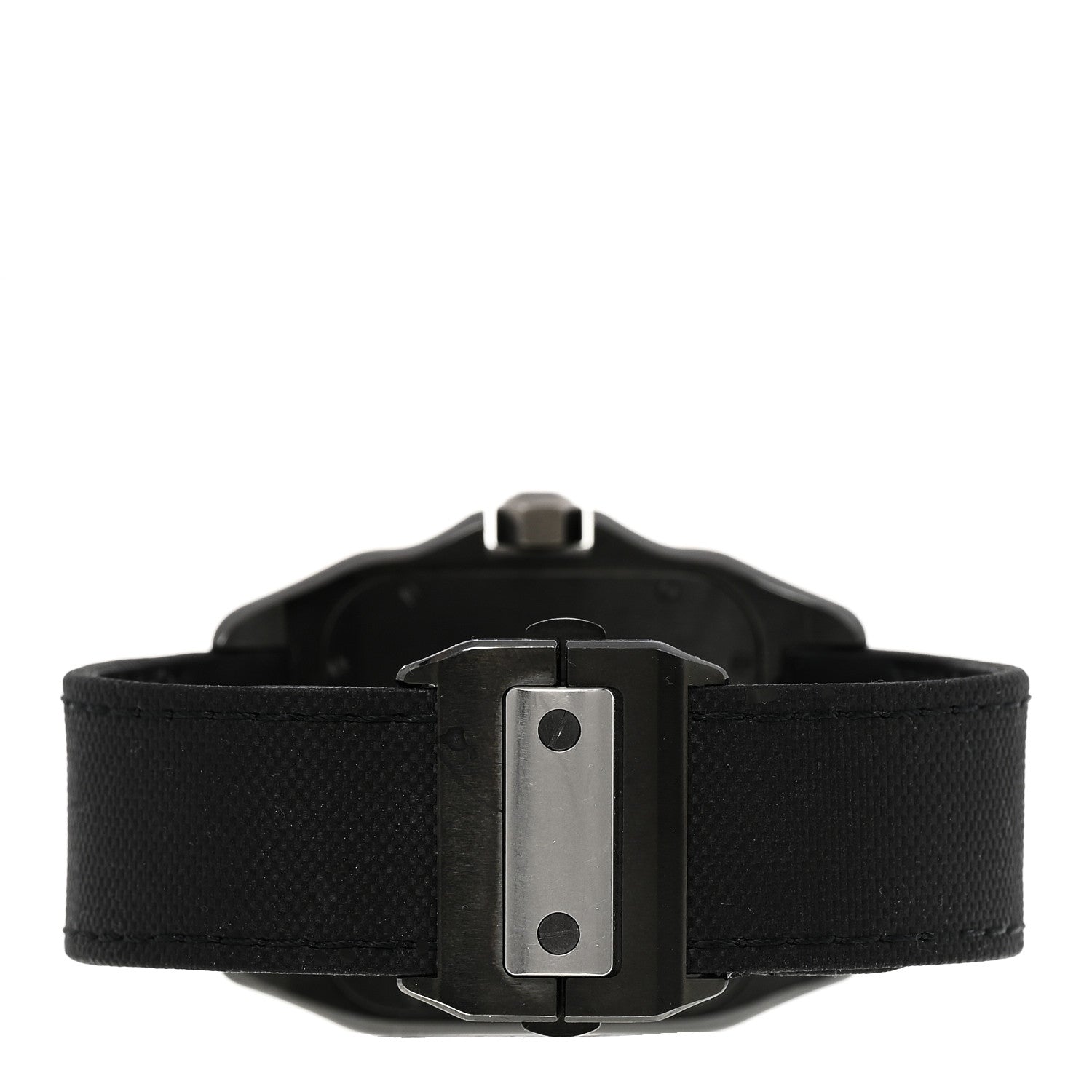 Cartier ADLC Titanium Nylon 38mm Santos 100 Chronograph Automatic Watch Black 3 of 5