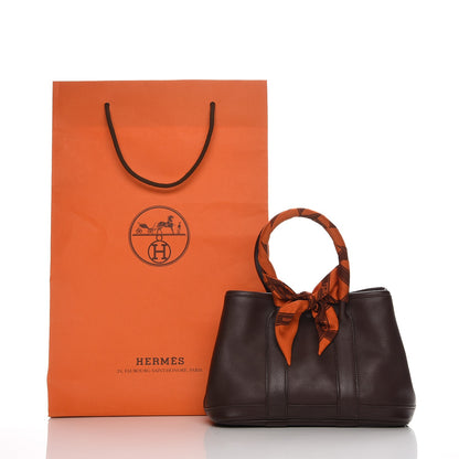 Hermes Swift Bolduc Twilly Garden Party TTPM Chocolate 8 of 8