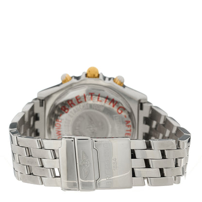 Breitling Stainless Steel 18K Yellow Gold 43mm Crosswind Chronograph Automatic Watch B13355 3 of 5