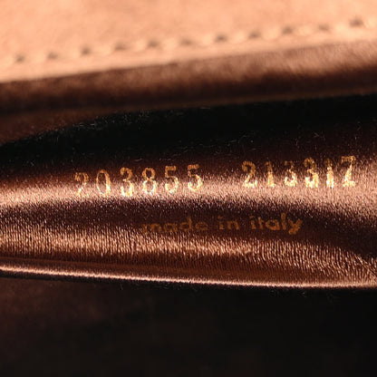 Saint Laurent Metallic Crackled Calfskin Large Belle De Jour Clutch Gold 7 of 7