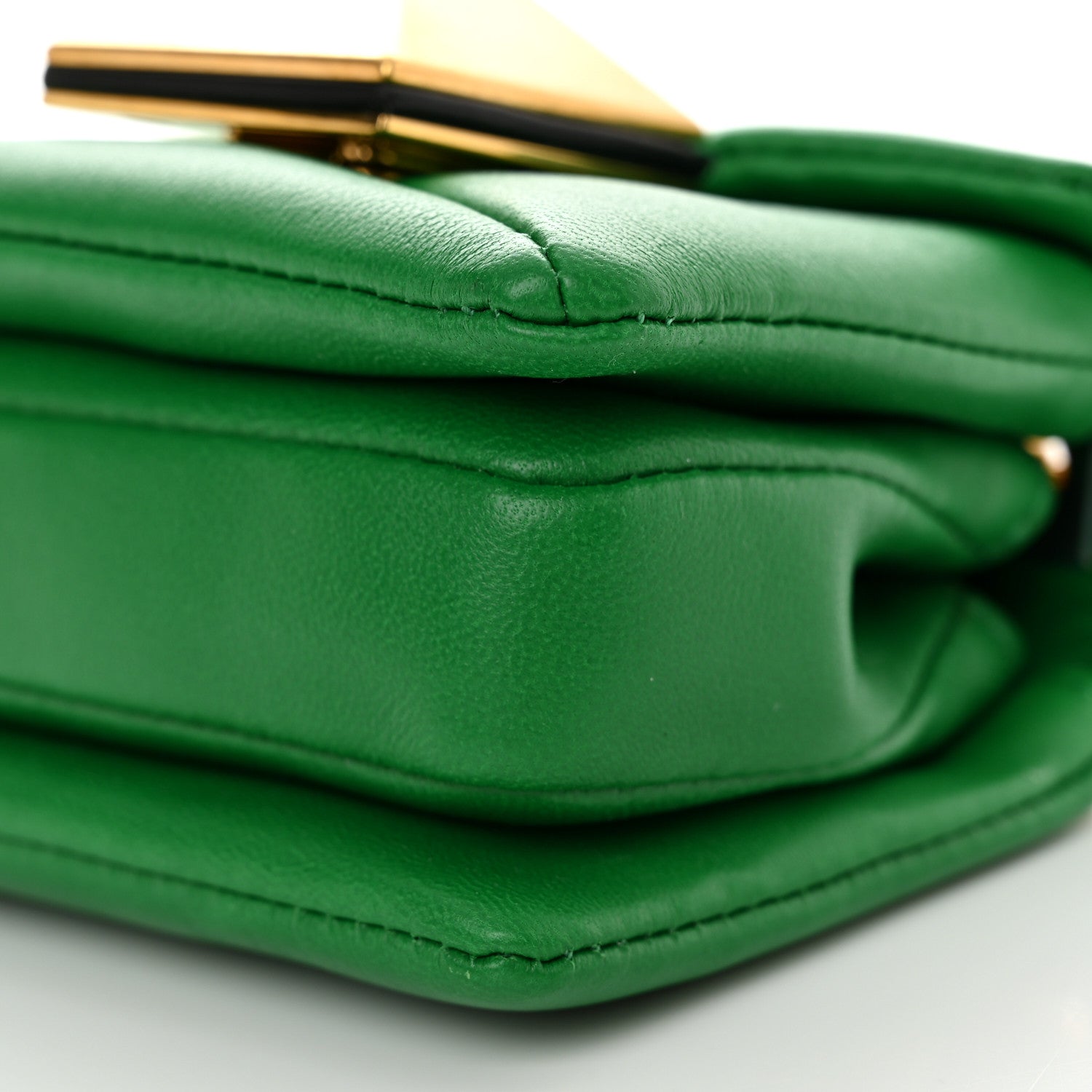 Valentino Garavani Nappa Micro One Stud Chain Bag Gea Green 10 of 10