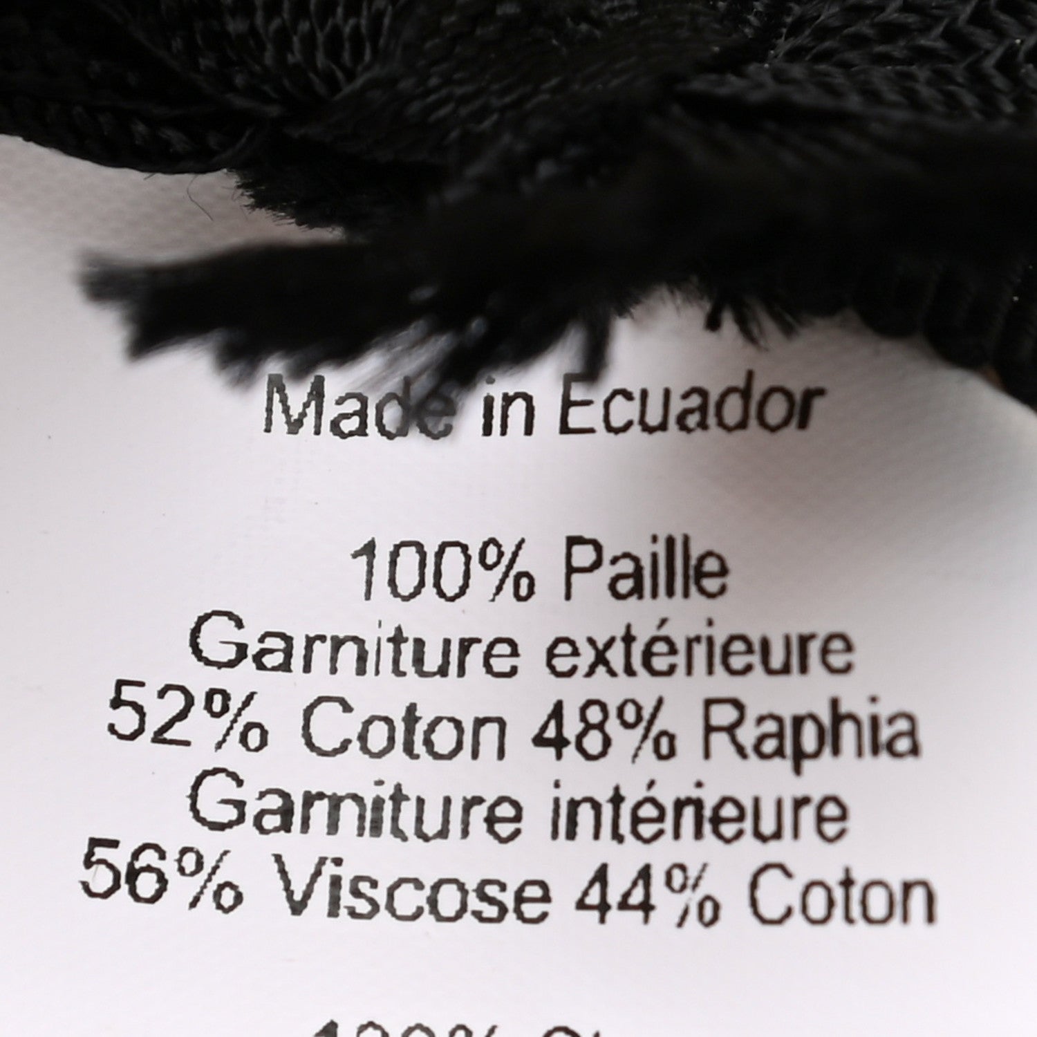 Hermes Straw Panama Elenora Hat 59 Naturel Black 9 of 12