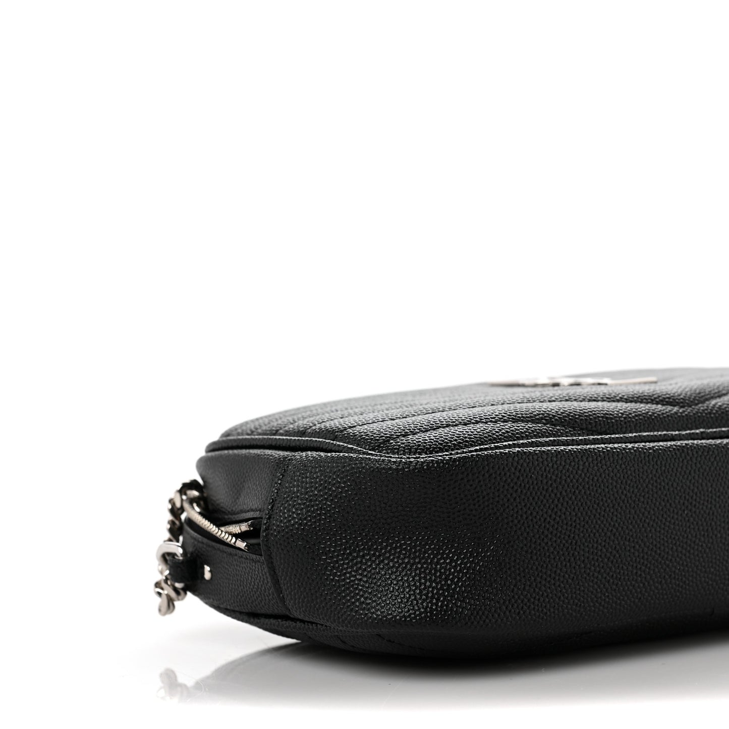 Grain De Poudre Matelasse Monogram Mini Lou Camera Bag Black