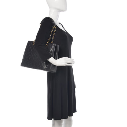 Chanel Caviar Quilted Grand Shopping Tote GST Black 2 of 10