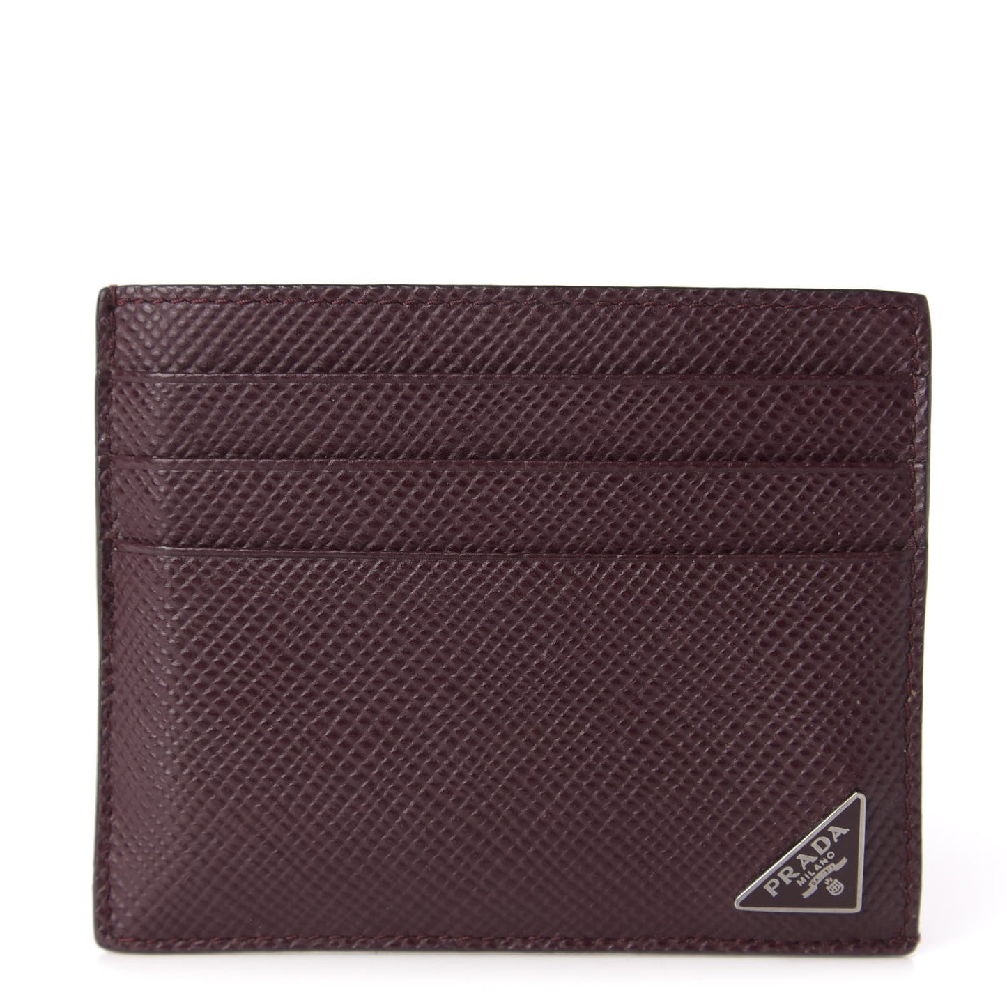 Saffiano Card Case Granato