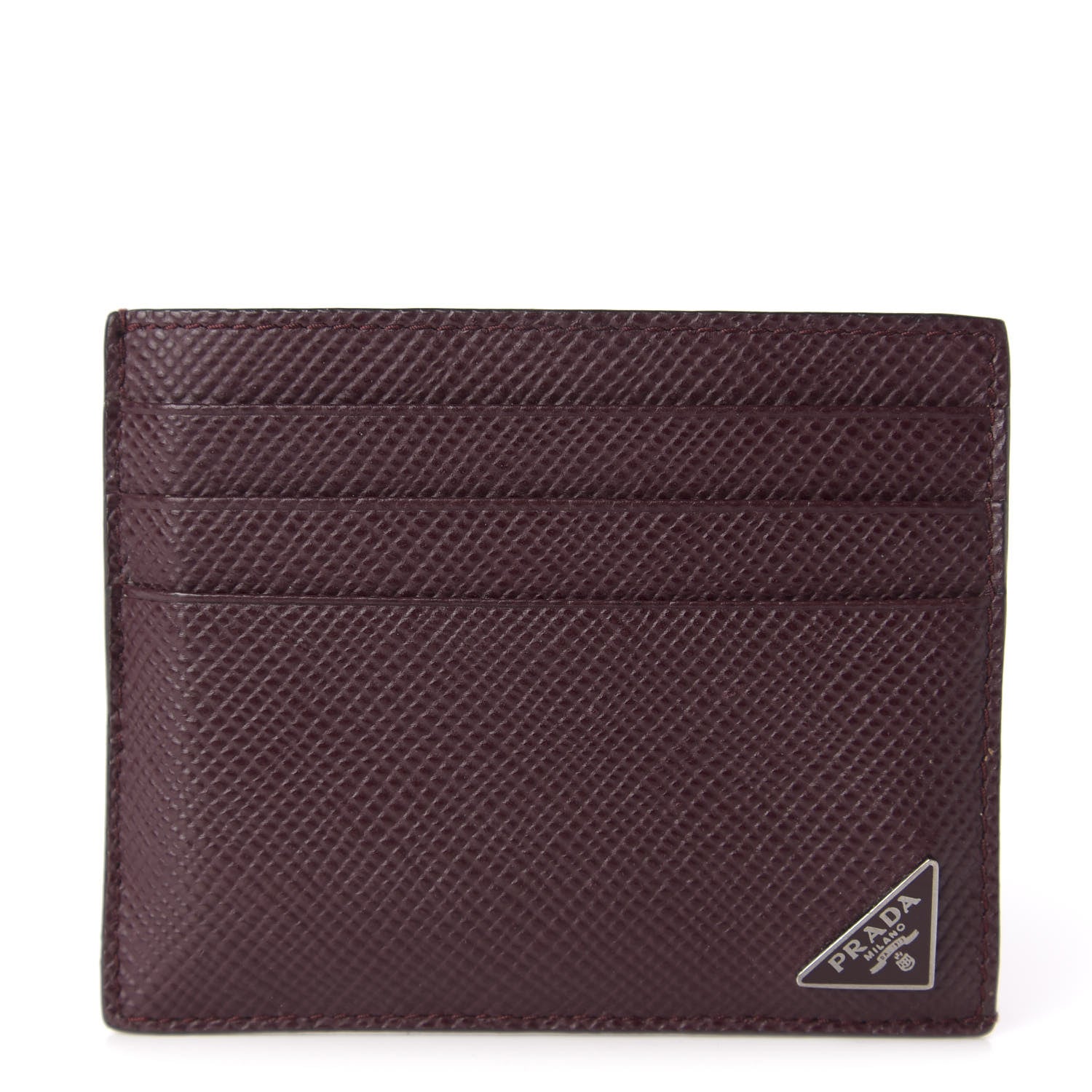 Prada Saffiano Card Case Granato 1 of 7
