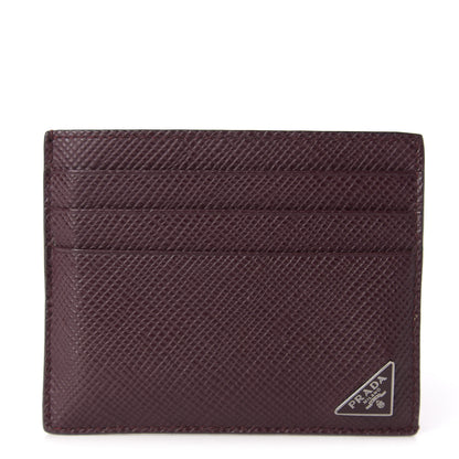 Prada Saffiano Card Case Granato 1 of 7
