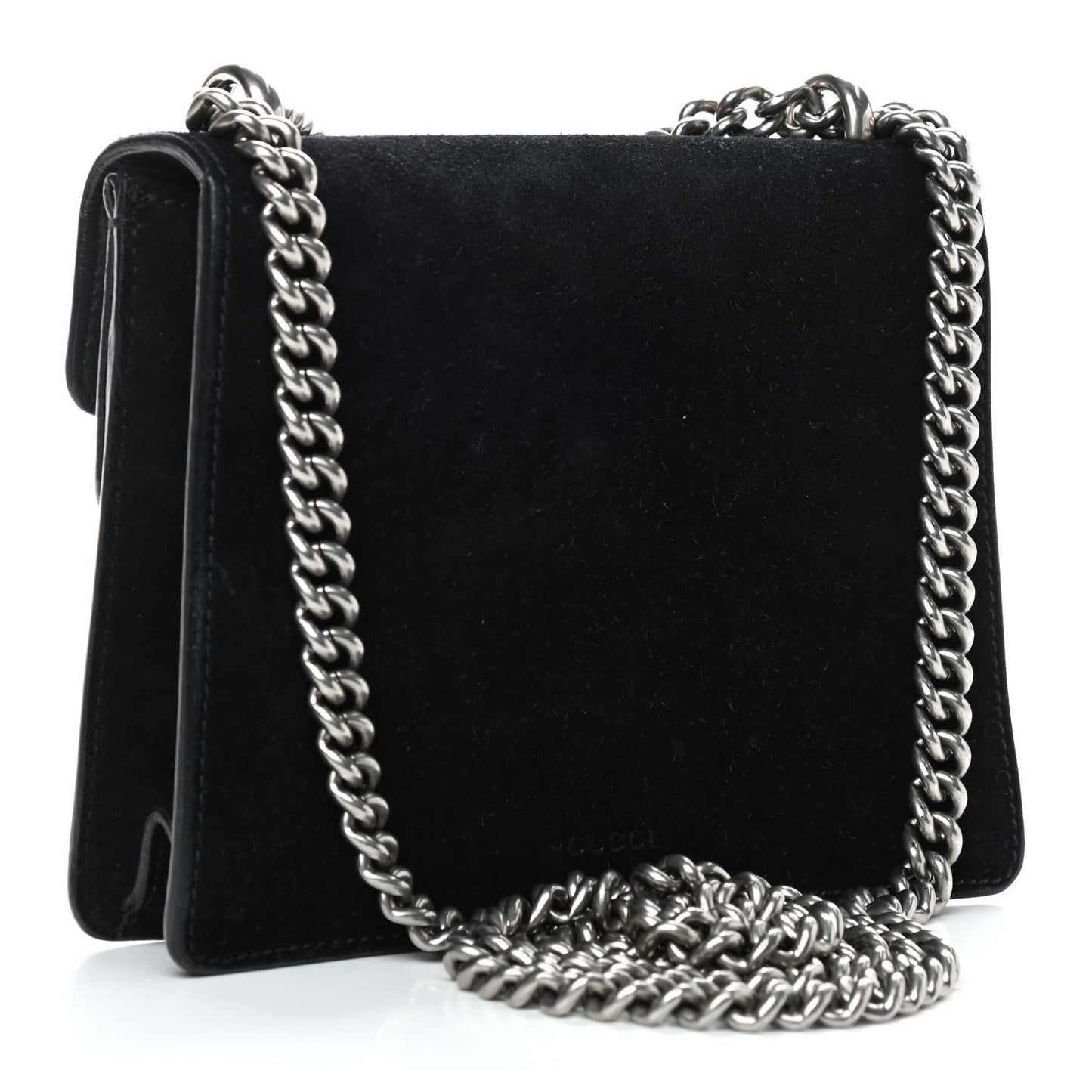 Suede Mini Dionysus Shoulder Bag Black