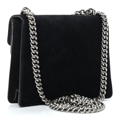 Gucci Suede Mini Dionysus Shoulder Bag Black 3 of 10