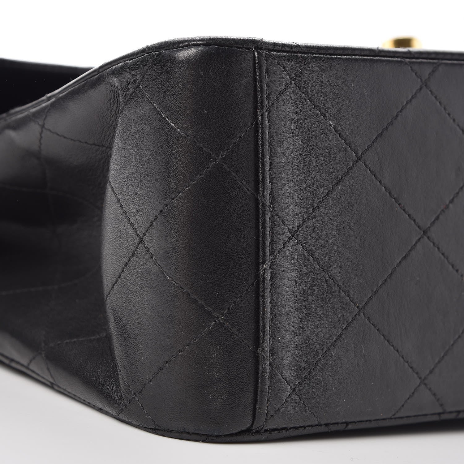 Chanel Lambskin Quilted XL Jumbo Single Flap Black 22 of 23