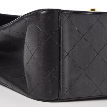 Chanel Lambskin Quilted XL Jumbo Single Flap Black 22 of 23