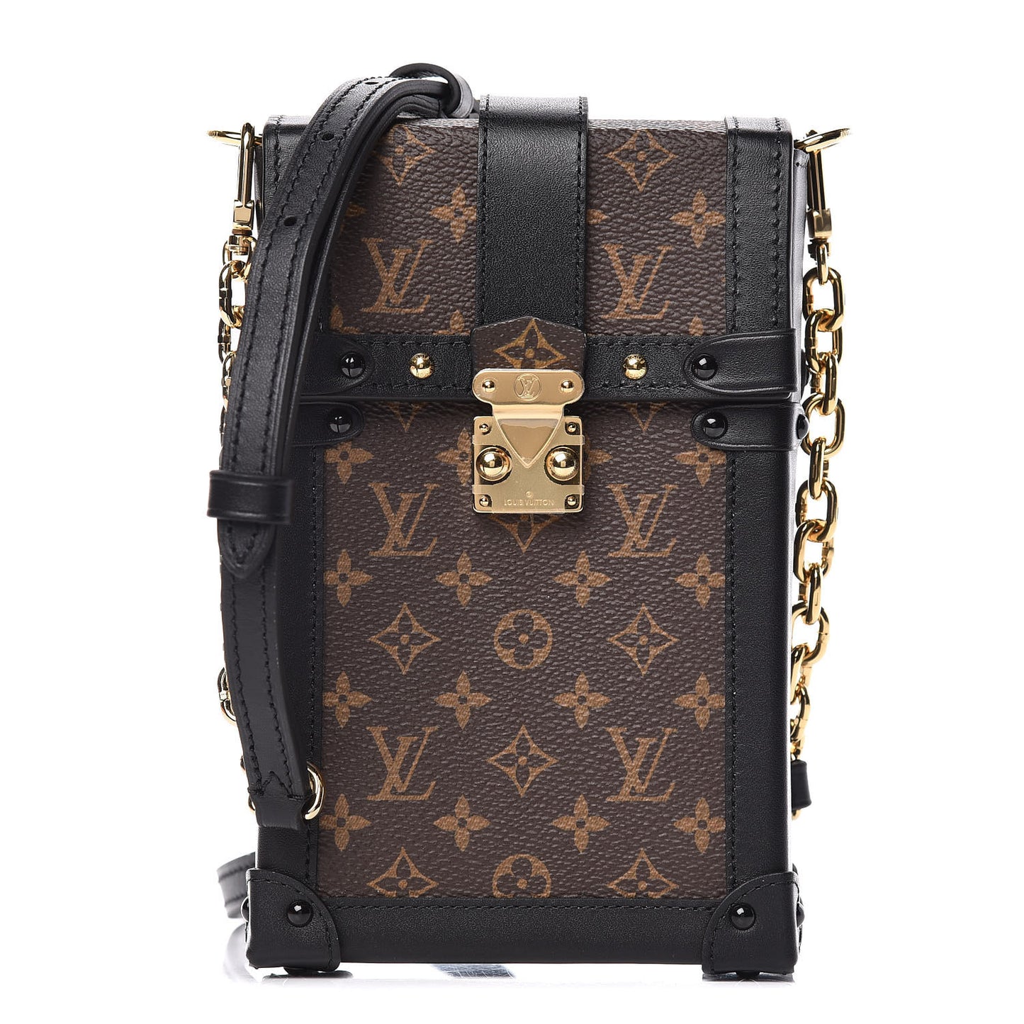 Monogram Pochette Trunk Verticale Black
