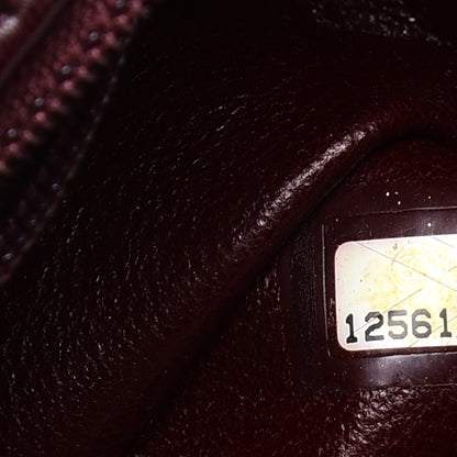 Chanel Patent Quilted Jumbo Single Flap Bordeaux 8 of 9