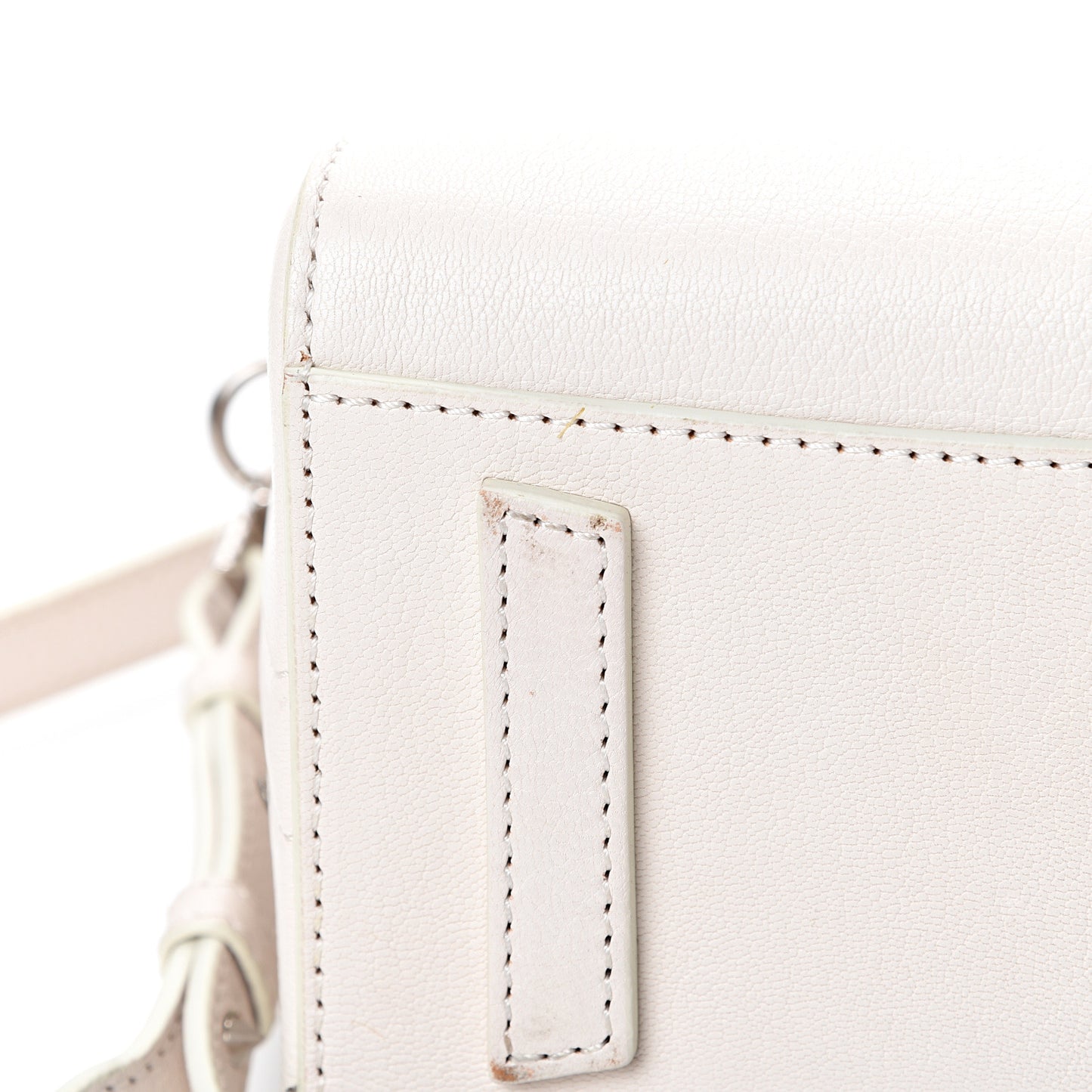 Sugar Goatskin Mini Antigona White