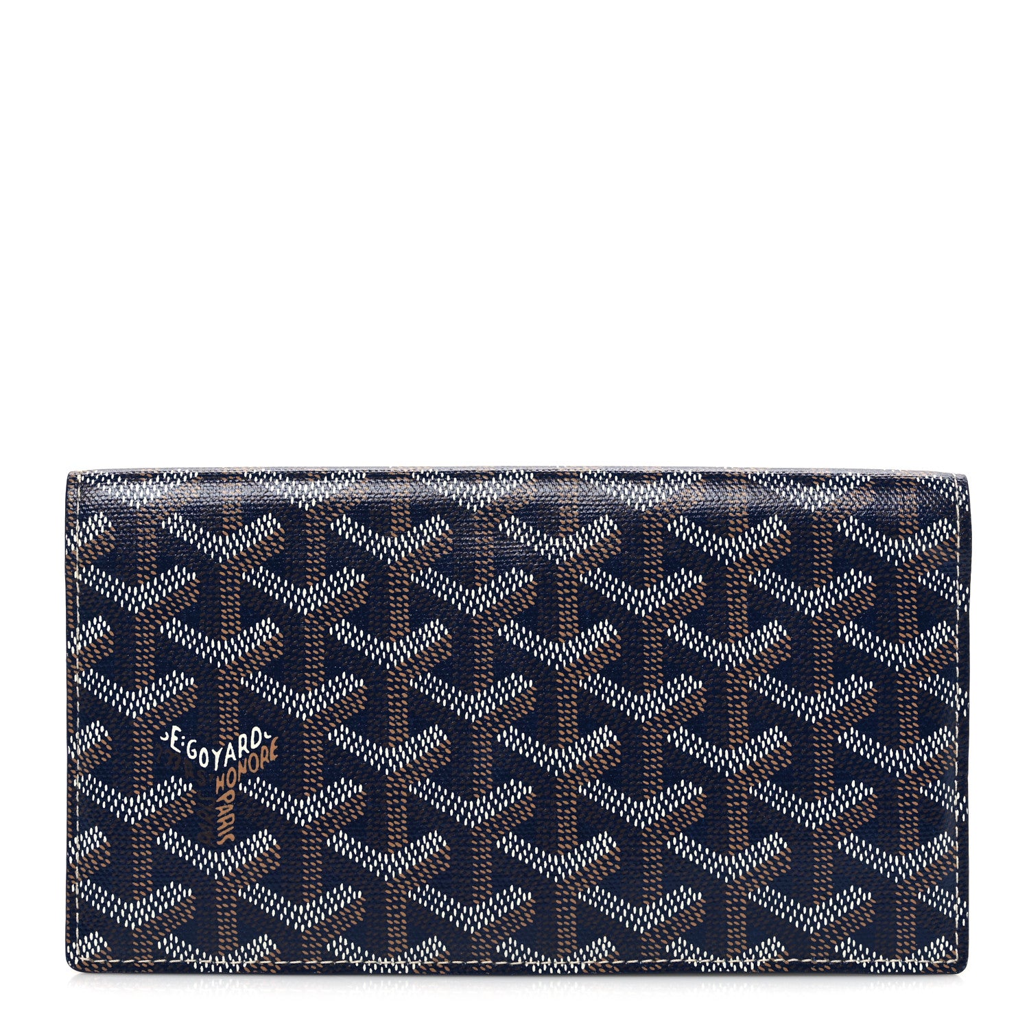 Goyard Goyardine Richelieu Wallet Navy 1 of 8