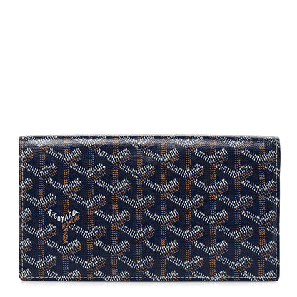 Goyard Goyardine Richelieu Wallet Navy 1 of 8
