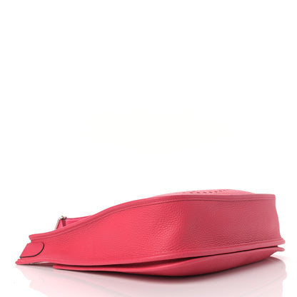 Hermes Taurillon Clemence Evelyne III PM Rose Extreme 4 of 9