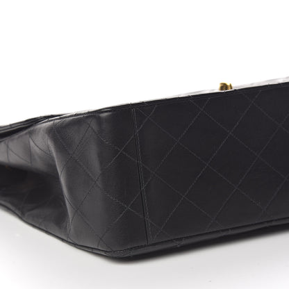 Chanel Lambskin Quilted XL Jumbo Single Flap Black 9 of 14