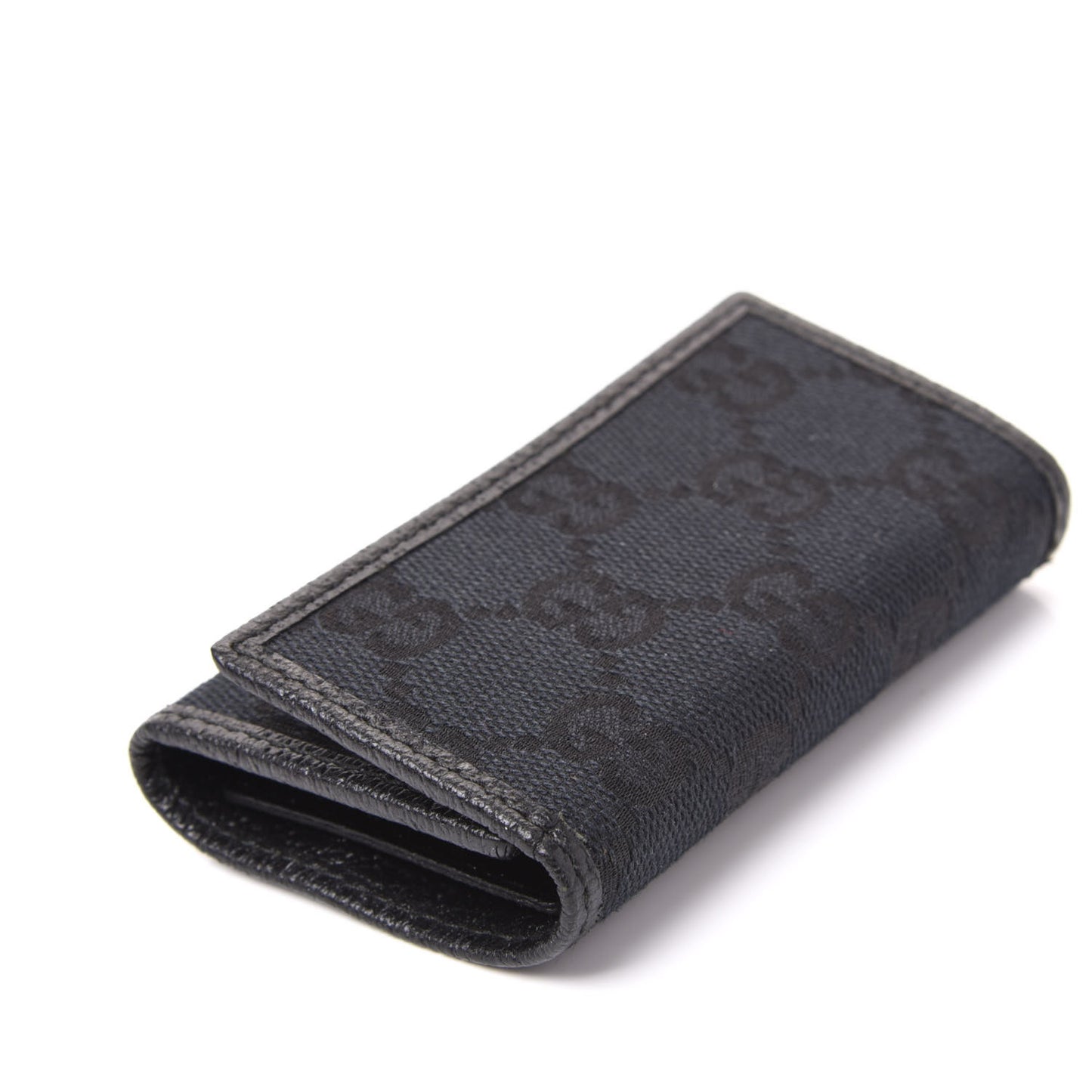 Monogram 6 Key Holder Case Black