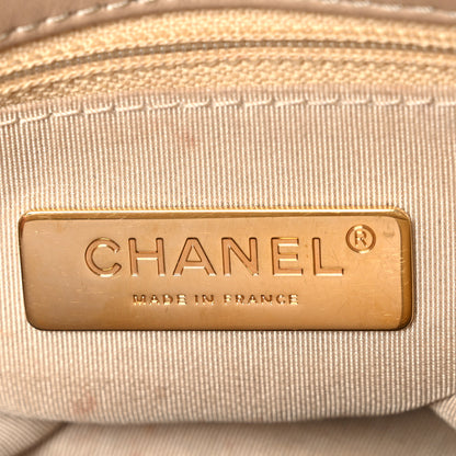 Chanel Lambskin Quilted Large Chanel 19 Flap Beige 6 of 11