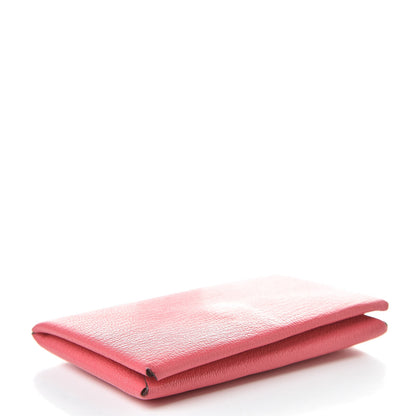 Hermes Chevre Mysore Calvi Card Case Rose Azalee 4 of 8
