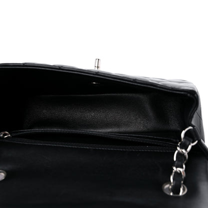 Chanel Lambskin Quilted Mini Rectangular Flap Black 5 of 11
