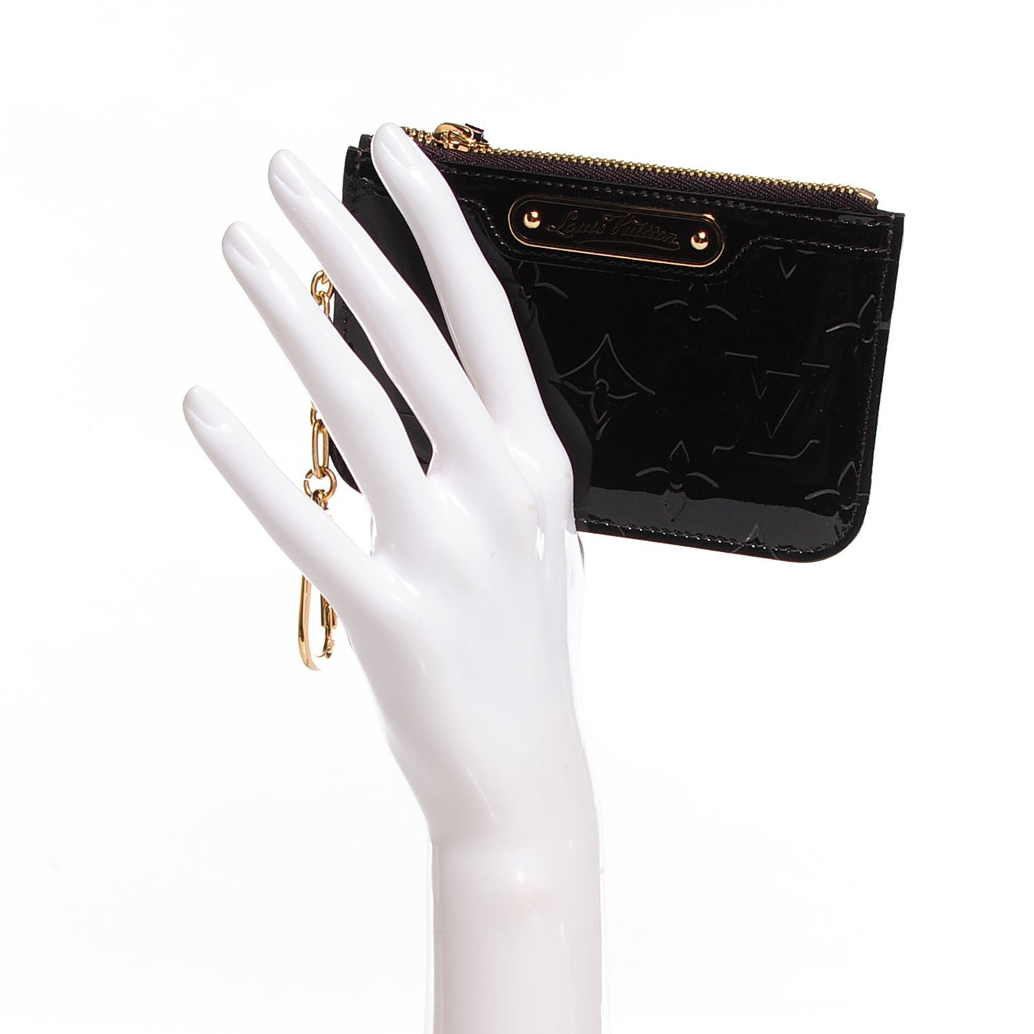 Louis Vuitton Vernis Key Pouch Amarante 2 of 8